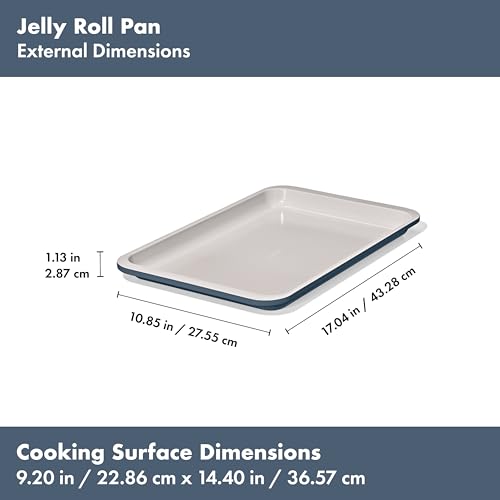 OXO Good Grips Non-Stick Pro Ceramic Coated Metal Bakeware 3-Piece Sheet Pan Set – Storm Blue