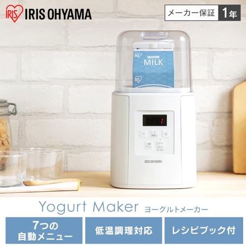 Iris Ohyama IYM-016-W Yogurt Maker, White