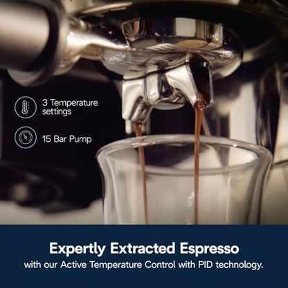 De'Longhi La Specialista Touch Espresso Machine with Grinder & Milk Frother – Cold Brew & Iced Coffee Maker, Burr Grinder, 10 Drink Presets, Compact Bean to Cup, Award-Winning Italian Design