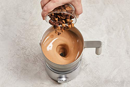 Capresso froth Select Automatic Milk Frother and Hot Chocolate Maker, Stainless Steel 209.05, Silver, 20 ounce
