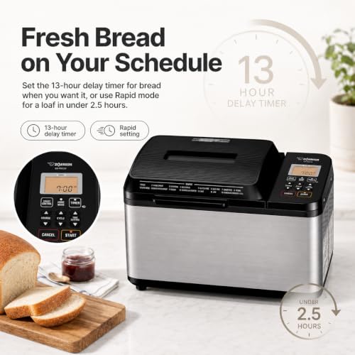 Zojirushi 2 lb Bread Machine Bundle