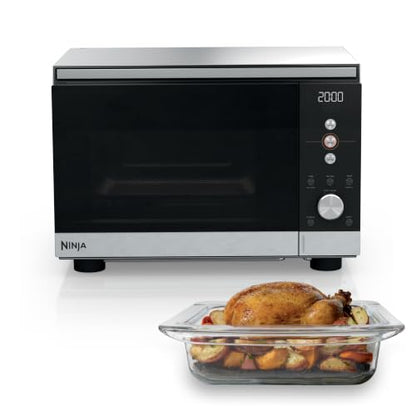 Ninja® Crispi™ Microwave & Air Fryer with FusionCrisp, Silver, MW101