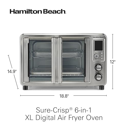 Hamilton Beach 6-in-1 XL Digital Air Fryer Toaster Oven Combo