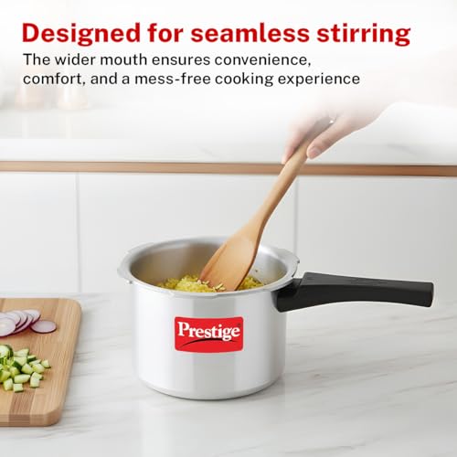 Prestige PRP3 Pressure Cooker, 3 Liter, Silver, Aluminum