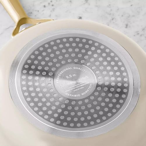 Generic Members Mark 11-Piece Modern Ceramic Cookware Set In Cream 2x3x6