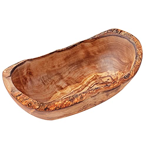 OLIVANERA olive wood rustic dipping bowl 5,5 * 3 * 3 inch,decorative wooden bowl, small wooden bowl, Handcrafted mixing Bowls for Serving Nuts Desserts Fruits, and Accent Decor Gifts for Any Occasion