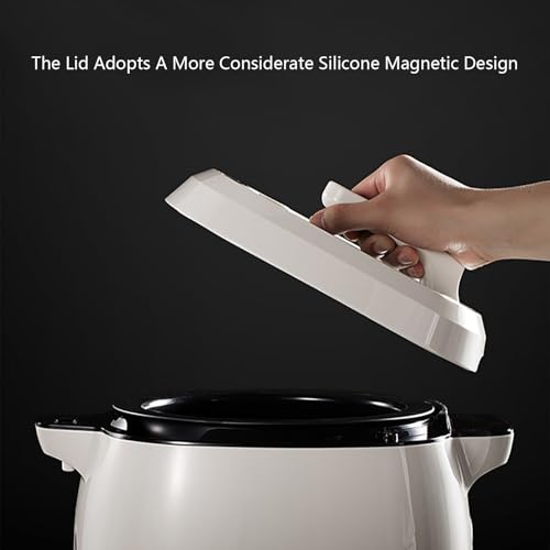 Xoiasth Automatic Cooking Machine, Auto Cooking Wok Fried Rice Machine, One-Click Smart Start, Three Speed Adjustable, 360 ° Automatic Rotation, with Smart Touch