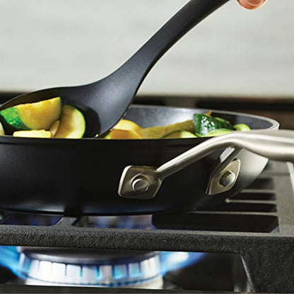 KitchenAid Hard Anodized Induction Nonstick Fry Pan/Skillet with Lid, 10 Inch, Matte Black