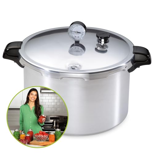Presto 01755 16-Quart Aluminum canner Pressure Cooker, One Size, Silver