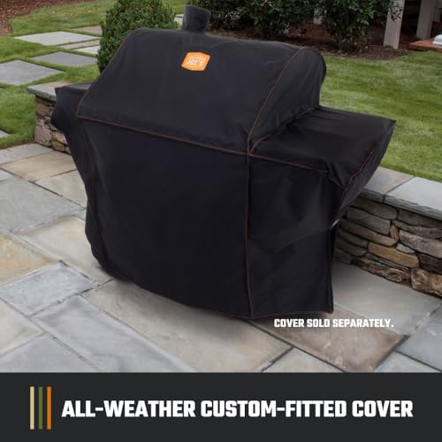 Oklahoma Joe's Judge Charcoal Grill and Smoker with 540 sq in Cooking Area in Black