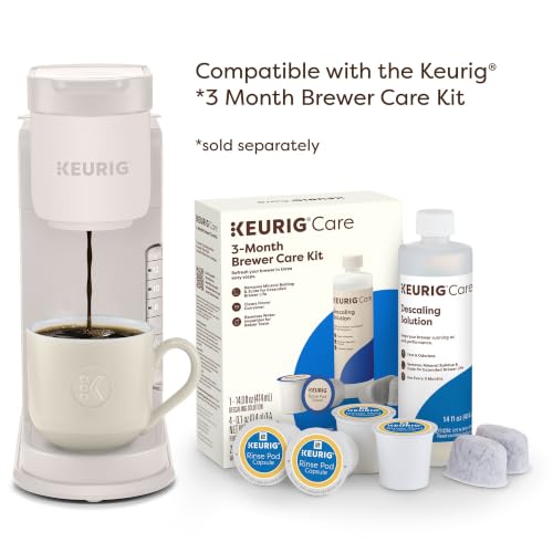 Keurig K-Express Single Serve K-Cup Pod Coffee Maker, 3 Brew Sizes, Strong Button Feature, 42oz Removable Reservoir, Warm Stone