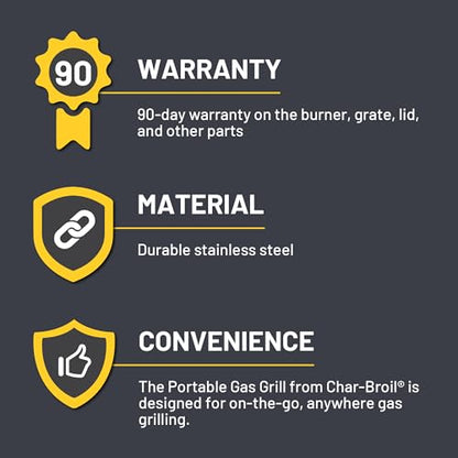 Charbroil Portable Convective 1-Burner Propane Gas Grill - 465133010