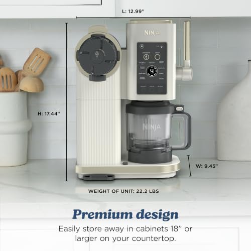 Ninja Creami Scoop&Swirl Ice Cream Maker Amazon Exclusive Bone & Champagne
