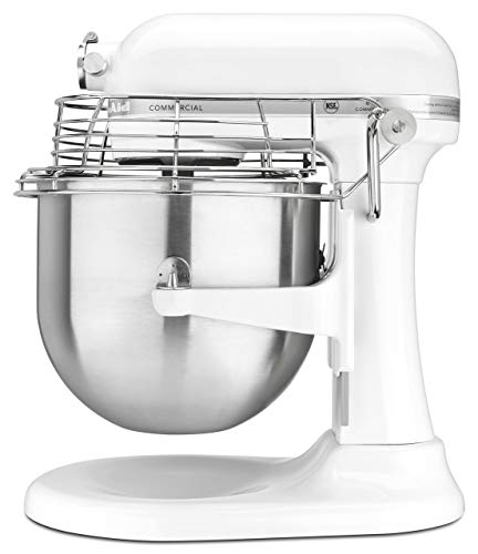 KitchenAid Commercial Series 8 Quart Bowl-Lift Stand Mixer with Stainless Steel Bowl Guard - KSMC895