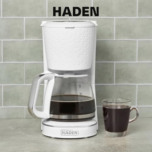HADEN Starbeck Coffee Machine, 10 Cup Automatic Drip Coffee Maker