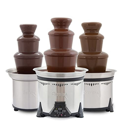 Sephra Elite 19" Home Fondue Fountain - 6lb Capacity - Serves 30-40 People