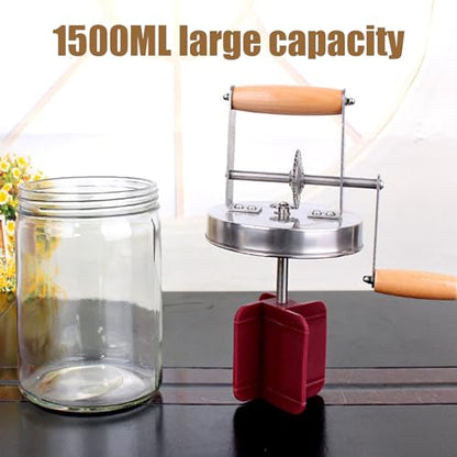 Butter Churner|Butter Churner 1500ml Manual Hand Crank Wide Mouth Cream Homemade Churn Washable Maker for Home Kitchen Restaurant