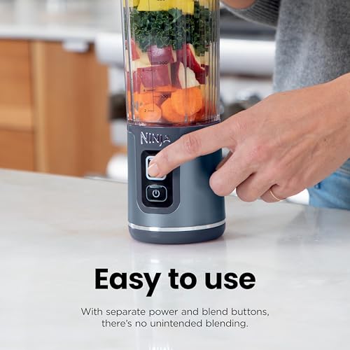 Ninja Blast Portable Blender | Cordless | 18-oz. Vessel | Personal Mixer for Shakes & Smoothies | BPA Free | Leakproof Lid & Sip Spout | USB-C Rechargeable | Dishwasher Safe Parts | Black | BC151BK