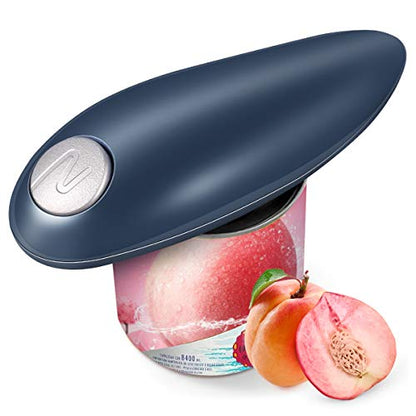 Electric Can Opener, One-Touch Automatic Can Openers with Smooth Edge, Food-Safe, Battery Operated, Hands-Free Can Opener Electric for Seniors with Arthritis, Kitchen Gadget Gift for Left Handed
