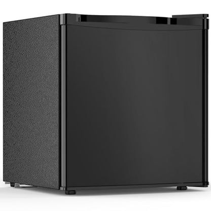 Electactic 1.7 Cu.ft Mini Fridge, Compact Refrigerator, Single Reversible Door, Ultra Quiet, Energy Efficient for Office, Dorm, Bedroom, Apartment, Black