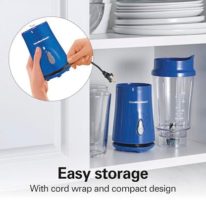 Hamilton Beach Portable Blender for Smoothies With 14 oz. Travel Jar