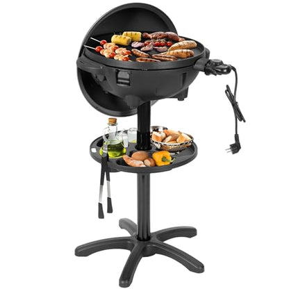 Electric Grill Outdoor/Indoor,Portable BBQ Grill with Nonstick Surface