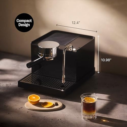 Fellow Espresso Series 1 – Home Espresso Machine – Heats in Under 2 Minutes, Precise Temperature Control, Pressure Profiling, Built-In Guidance, Assisted Milk Steaming, Matte Black