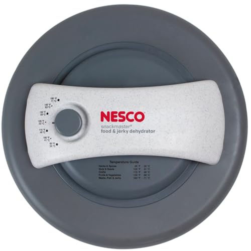 Nesco FD-61 Snackmaster Encore Food Dehydrator for Great Jerky and Snacks, 4 Trays, Gray