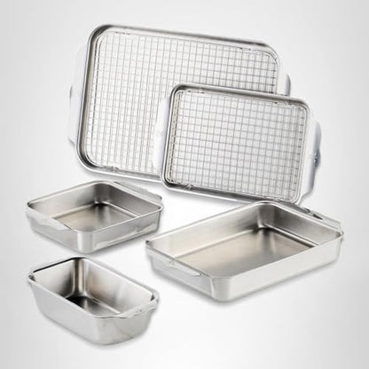 Hestan Provisions OvenBond 7-Piece Gourmet Essentials Trii-Ply Stainless Steel Set