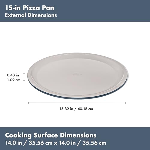 OXO Good Grips Non-Stick Pro Ceramic Coated Metal Bakeware 15” Pizza Pan – Storm Blue