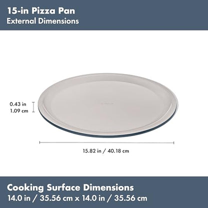 OXO Good Grips Non-Stick Pro Ceramic Coated Metal Bakeware 15” Pizza Pan – Storm Blue