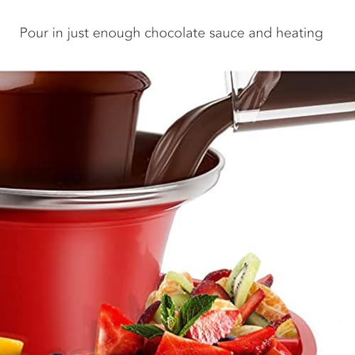 FOSA Chocolate Sauce Fountain Party Fountain, 3 Tier MINI Chocolate Sauce Fountain, Electric Melting Machine with High Capacity for BBQ Sauce,Ranch,Nacho Cheese