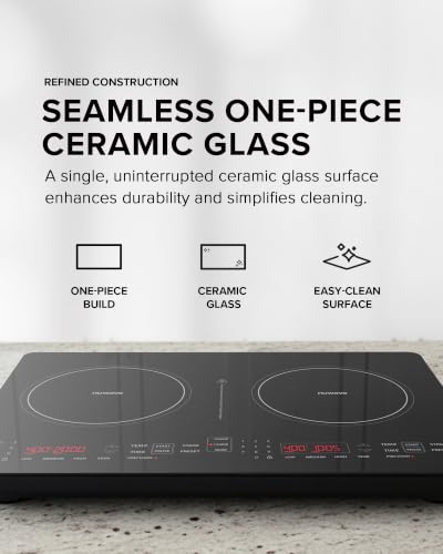 Nuwave PIC Double Pro Induction Cooktop, IMD Touch Controls, 30603V01