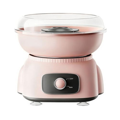 Cotton Candy Maker, Mini Pink Cotton Candy Machine for Weddings, Birthday Parties, Christmas and Halloween, Easy to Clean, Home Use