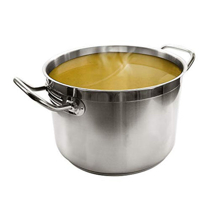 20 Qt Stainless Steel Stock Pot w/Cover