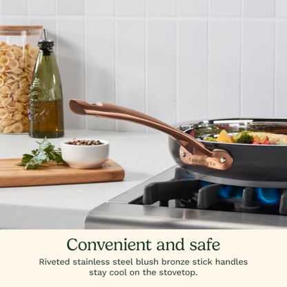 Cuisinart 11-Piece Matte Black Elegance Cookware Set, MBK89-11