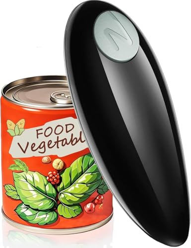 Electric Can Opener, Open Your Cans with A Simple Push of Button, Automatic Can Opener Smooth Edge, Electric Can Openers for Kitchen Arthritis and Seniors, Best Kitchen Gadget for Almost Size Can