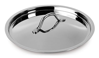Lagostina Every Stainless Steel Cookware Set, 7-Piece Set, Two-Handle Saucepan 18 cm, Deep Casserole 22 cm, Milk Pan 12 cm, Deep Casserole 14 cm Long Handle and Lids 14.18 and 22 cm