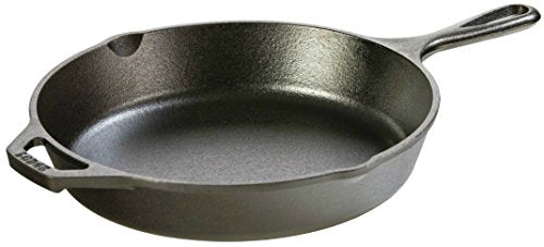 Lodge Cast Iron Set - 5-Piece Set - Pre-Seasoned Kitchen Set - Skillets, Griddle & Dutch Oven Included - PFAS-Free Non-Toxic Cookware