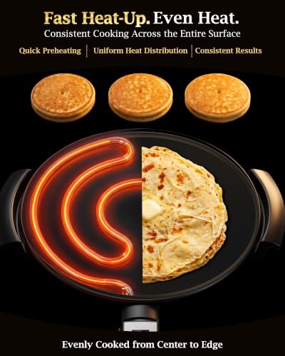 18.5 Inch Mogogo Injera Maker with Adjustable Temperature & Time