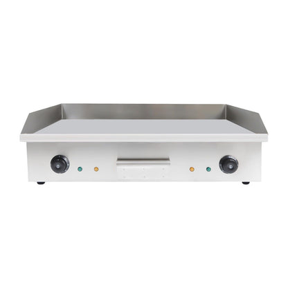 3000W Commercial Electric Countertop Griddle, 28"Cooktop Flat Top Grill Hot Plate,Iron Flat Top Stove Grill Dual Control Temperature 122°F-572°F Teppanyaki Machine Electric Grills Cooking