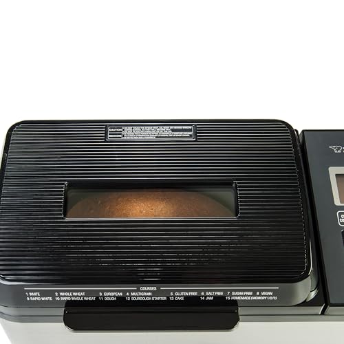 Zojirushi BB-PPC20BA Home Bakery Virtuoso Plus Breadmaker, PFAS Free