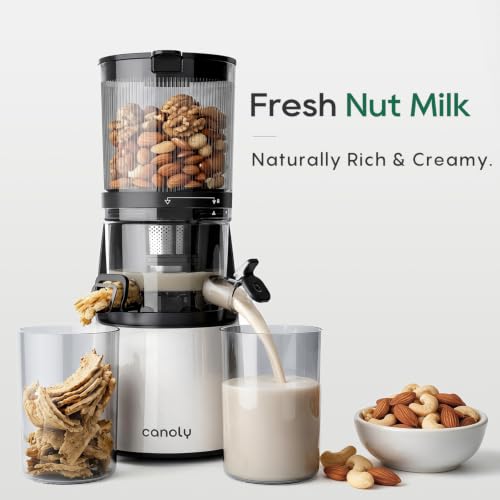 Canoly 3-in-1 Cold Press Juicer C16, Makes Juice & Sorbet & Nut Milk