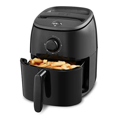 Dash Tasti-Crisp Small Air Fryer, 2.6 Quart, 1-2 People, Black