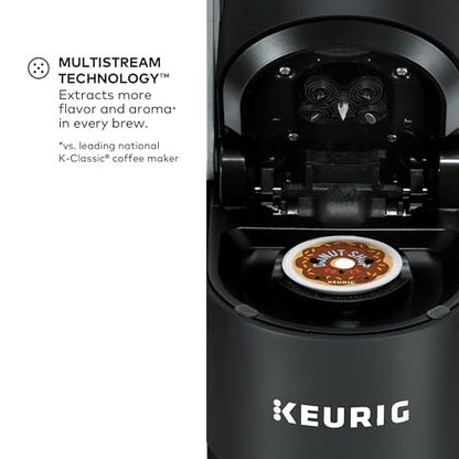 Keurig K-Supreme Single Serve K-Cup Pod Coffee Maker, MultiStream Technology, 4 Brew Sizes, 66oz Dual-Position Removable Reservoir, Black