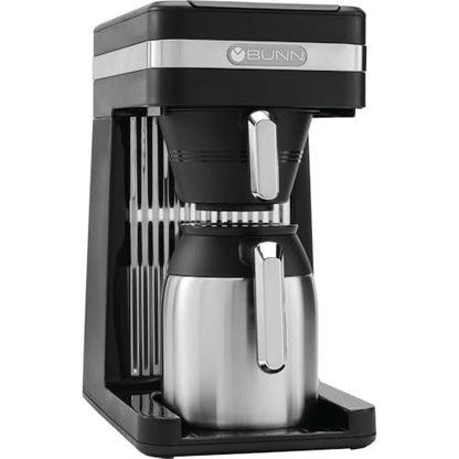 BUNN 55200 CSB3T Speed Brew Platinum Thermal Coffee Maker Stainless Steel, 10-Cup, Black