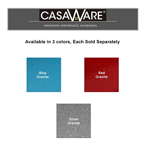 casaWare Pizza/baking Pan 12-inch (Silver Granite)