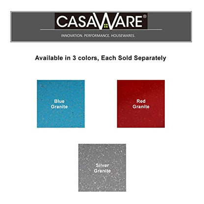 casaWare Pizza/baking Pan 12-inch (Silver Granite)