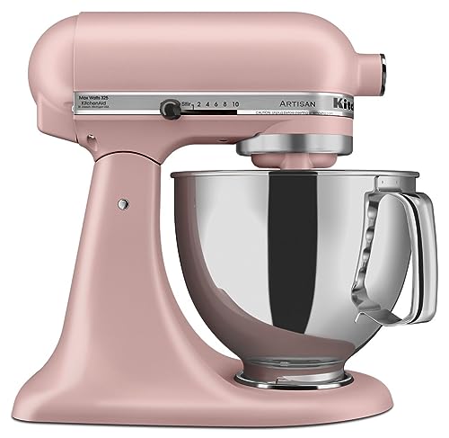 KitchenAid Artisan, 5-Qt Tilt Head Stand Mixer, KSM150PS, Dried Rose