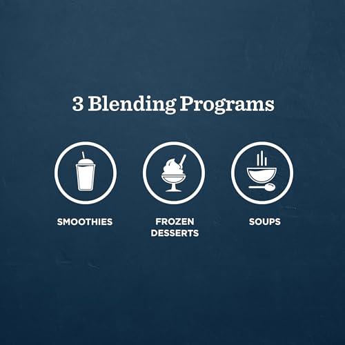 Vitamix Ascent X3 Blender with Three Blending Programs, Self-Cleaning Program, Professional-Grade Blender for Smoothies, Soups and More, Stainless-Steel Blades, 48 Oz Container, Shadow Black